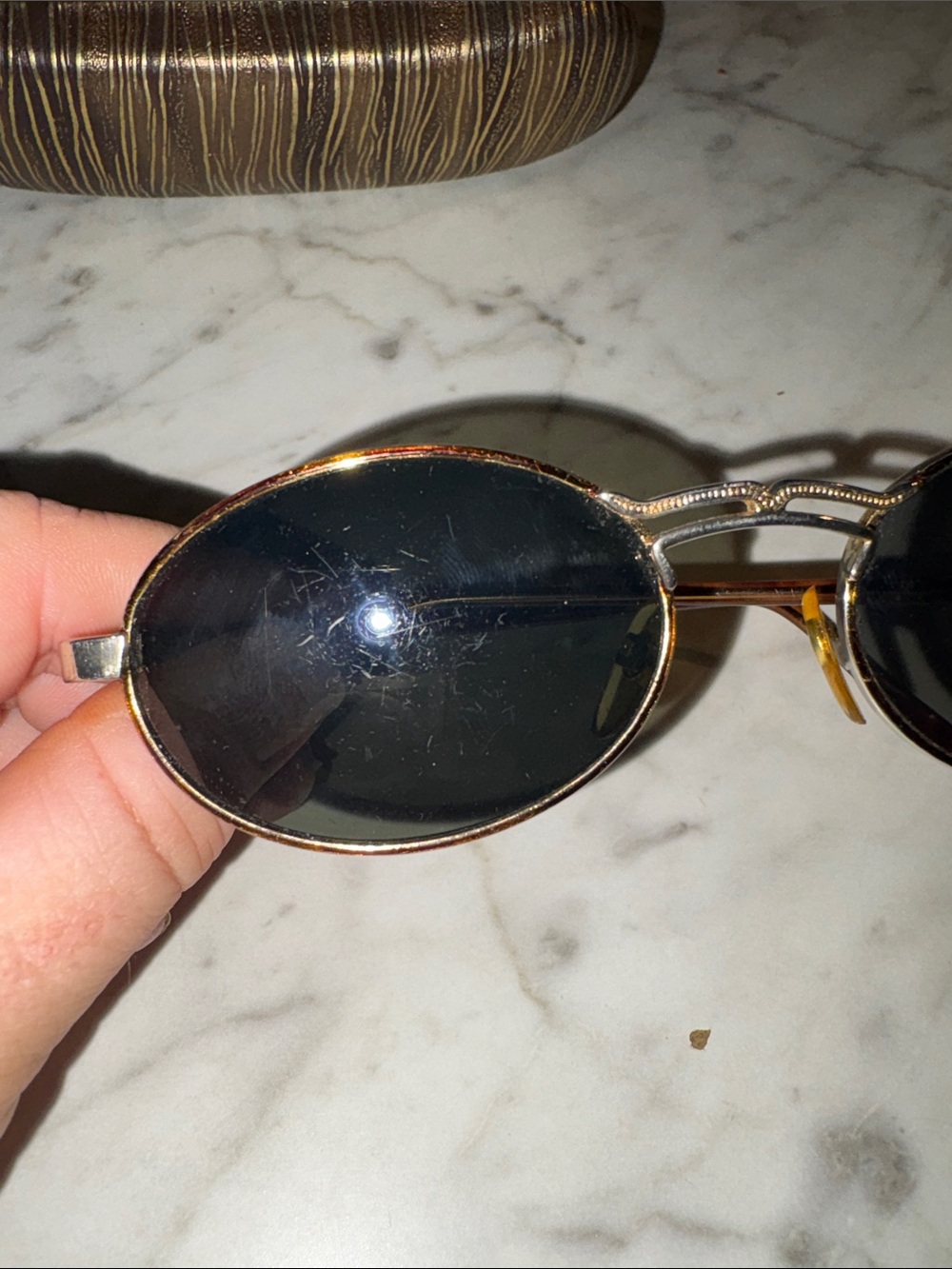 Vintage 90s glasses - authentic 90s piece - Picture 7 of 7